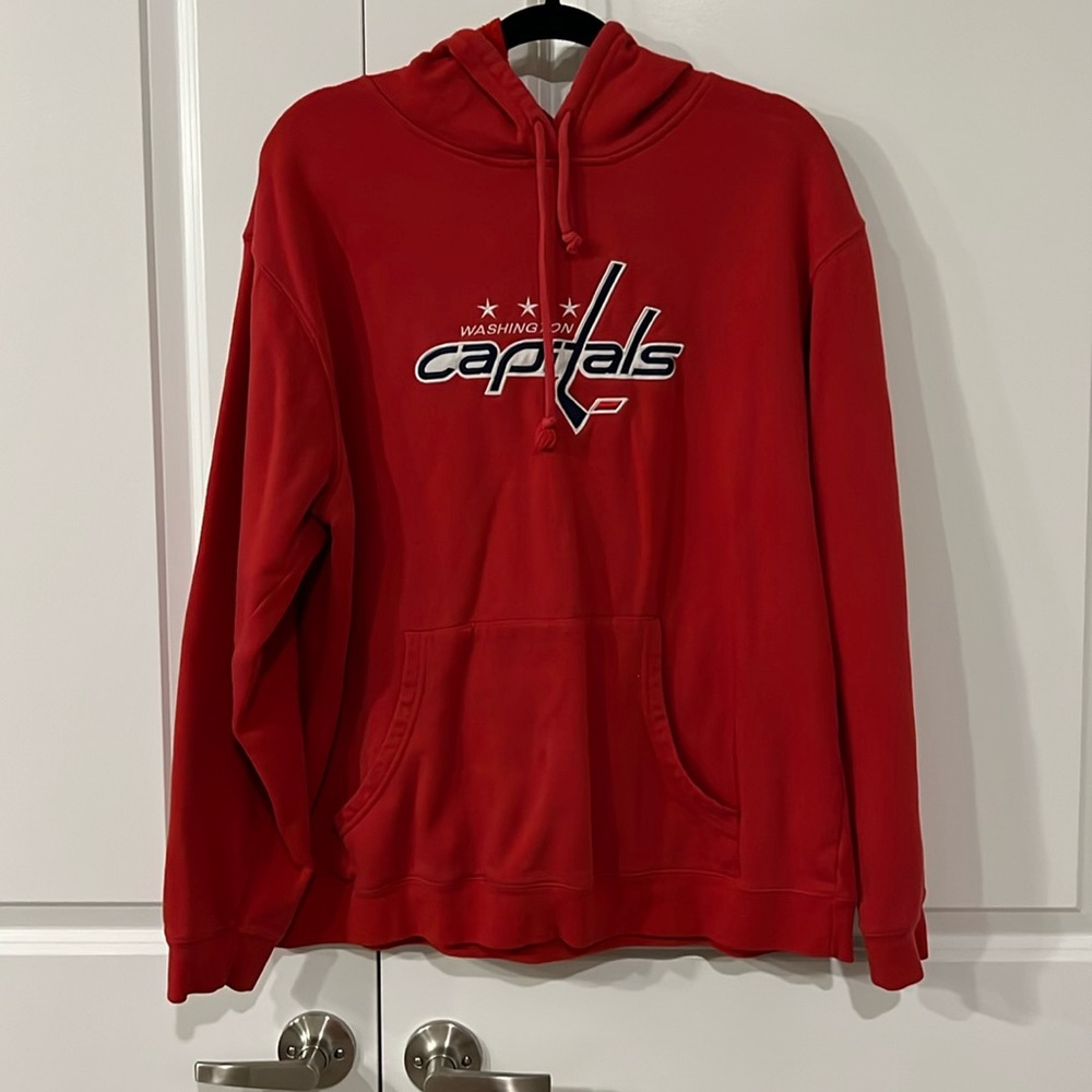 Reebok Red Washington Capitals Hoodie